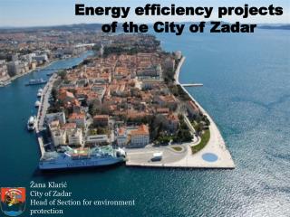 Energy efficiency projects of the City of Zadar
