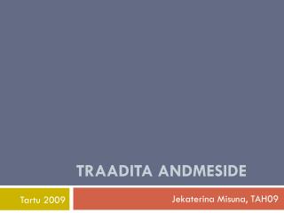 Traadita andmeside