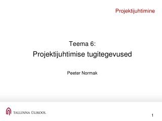 Projektijuhtimine