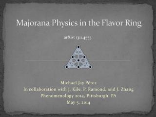 Majorana Physics in the Flavor Ring