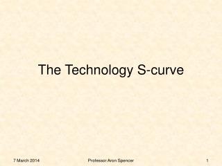 The Technology S-curve