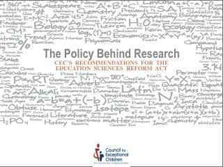 The Policy Behind Research