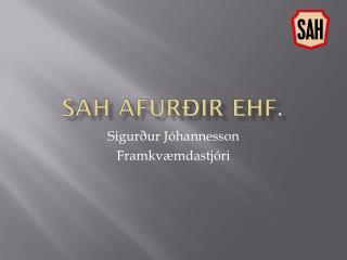 SAH Afurðir ehf.
