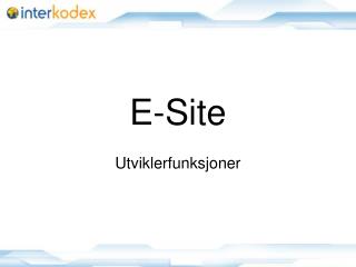 E-Site