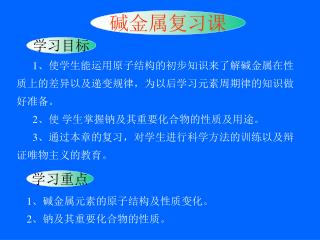 学习目标