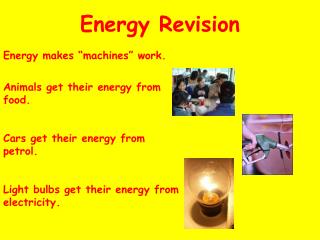 Energy Revision