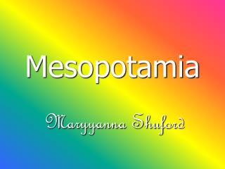 Mesopotamia