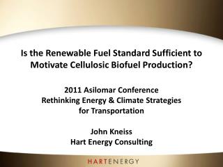 Is the Renewable Fuel Standard Sufficient to Motivate Cellulosic Biofuel Production?