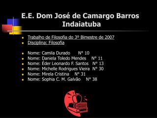 E.E. Dom José de Camargo Barros Indaiatuba