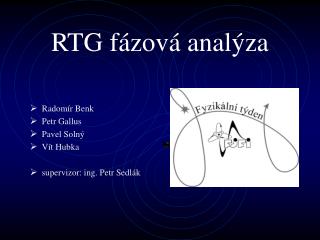 RTG fázová analýza