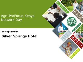 Agri-ProFocus Kenya Network Day
