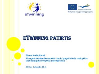 eTwinning patirtis