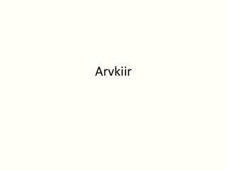 Arvkiir