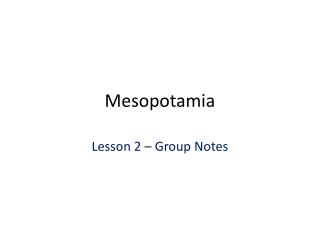 Mesopotamia