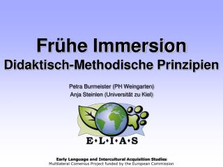 Frühe Immersion Didaktisch-Methodische Prinzipien