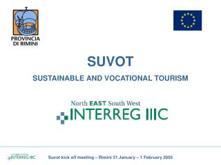 SUVOT SUSTAINABLE AND VOCATIONAL TOURISM