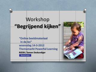 Workshop “Begrijpend kijken”