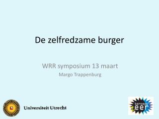 De zelfredzame burger