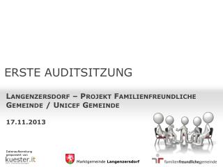 Erste auditsitzung