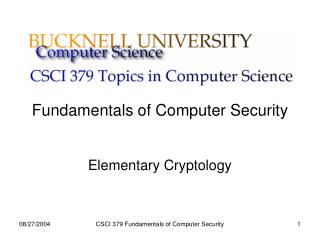 Fundamentals of Computer Security