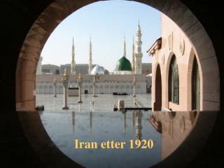 Iran etter 1920