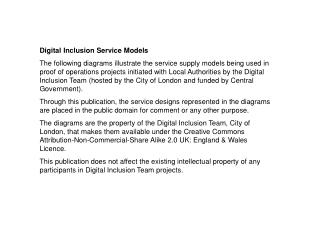 Digital Inclusion Service Models