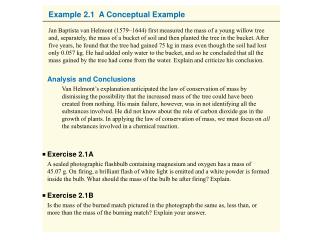 Example 2.1 A Conceptual Example