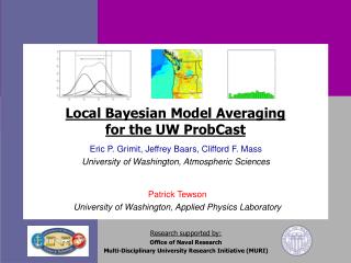 Local Bayesian Model Averaging for the UW ProbCast