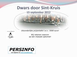 Dwars door Sint-Kruis 15 september 2012