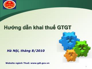 Website ngành Thuế: gdt.vn