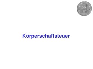 Körperschaftsteuer