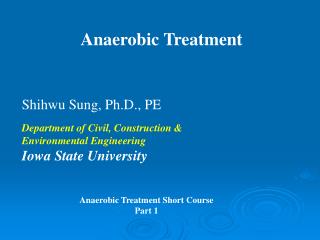 Anaerobic Treatment