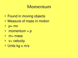 Momentum