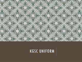 KGSC uniform