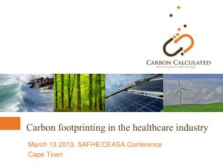 Carbon footprinting in the healthcare industry