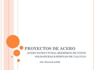 PROYECTOS DE ACERO