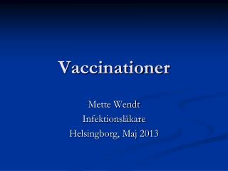 Vaccinationer