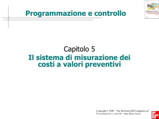 Programmazione e controllo