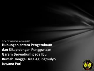 Identitas Mahasiswa