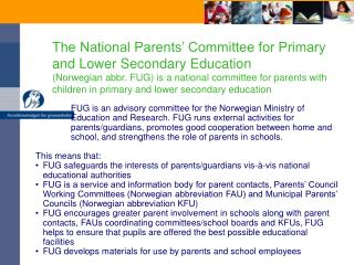 Why do we need a National Parents’ Committee