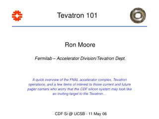 Tevatron 101