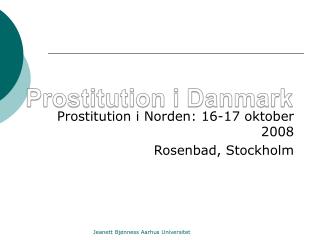 Prostitution i Danmark