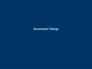 Government Takings