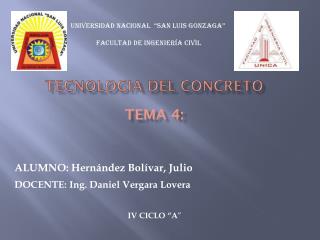 Tecnologia del concreto