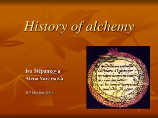 History of alchemy