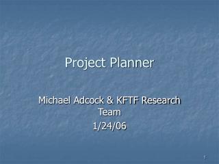 Project Planner