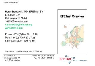 EFETnet Overview