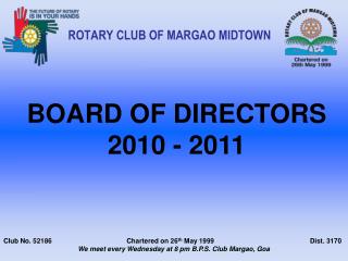 ROTARY CLUB OF MARGAO MIDTOWN