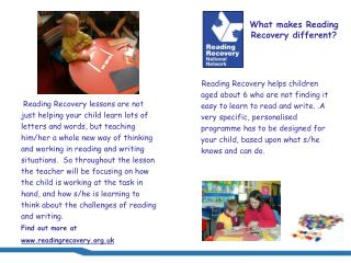 What makes Reading Recovery different?
