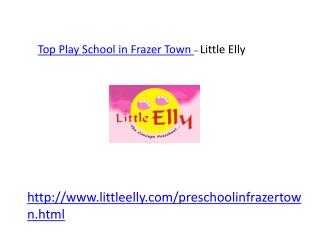 Best Play School Frazer Town/Cox Town